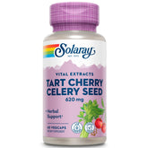 SOLARAY Tart Cherry & Celery Seed Capsules 620mg front view