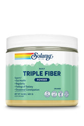 SOLARAY Triple Fiber Powder front view with packaging