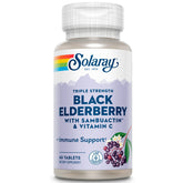 SOLARAY Triple Strength Sambuactin 1200 mg Tablets front view with packaging