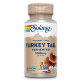 SOLARAY Turkey Tail Mushroom Capsules front view with label