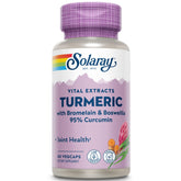SOLARAY Turmeric Curcumin 200mg supplement bottle front view