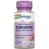 SOLARAY Turmeric Curcumin Supplement 600mg front view
