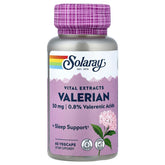 SOLARAY Valerian Root Extract Capsules 400mcg front view