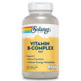 SOLARAY Vitamin B Complex 100 front view with VegCaps