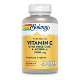 SOLARAY Vitamin C 1000mg Timed-Release Capsules front view