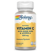 SOLARAY Vitamin C 500mg Capsules front view