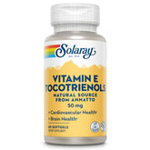 SOLARAY Vitamin E Tocotrienols softgel capsules front view