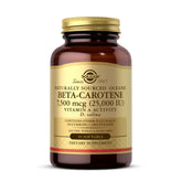 Solgar Beta Carotene Softgels 172g front view