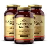 Solgar Flaxseed Oil 1250mg soft gel pack front view