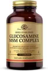 Solgar Glucosamine supplement front view 254g