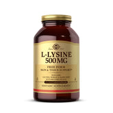 Solgar L-Lysine Vegetable Capsules 454g front view