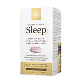 Solgar Triple Action Sleep Supplement 60 Tablets front view