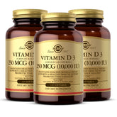 Solgar Vitamin D3 10,000 IU Softgels front view