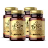 Solgar Yeast-Free Selenium 100 mcg 100 Tablets front view