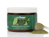 Solluna Spirulina Superfood Greens Powder 111g front view