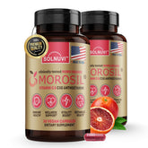 SOLNUVI Morosil Blood Orange Extract Capsules 400mg front view