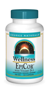 Source Naturals EpiCor Dried Yeast Fermentate Capsules front view