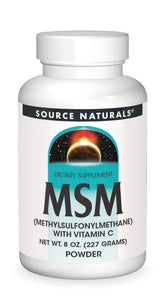 Source Naturals MSM Powder 17g front view