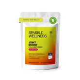 Sparkle Wellness Collagen Supplement front view with compostable pouch