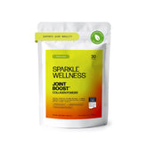 Sparkle Wellness Collagen Supplement front view with compostable pouch