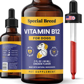 Special Breed B12 Liquid Supplement 500mcg front view