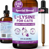 Special Breed L-Lysine liquid drops for cats front view