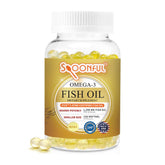 Spoonful Omega 3 Mini Fish Oil softgel capsules front view