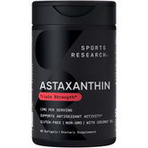 Sports Research Astaxanthin Softgels 12mg front view