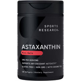 Sports Research Astaxanthin Softgels 6mg front view