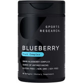 Sports Research Blueberry Fruit Complex softgel capsules front view