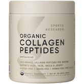 Sports Research Collagen Peptides Powder 372g front view