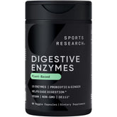 Sports Research daily Enzymes 90 Veggie Capsules front view