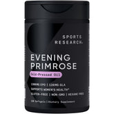 Sports Research Evening Primrose Oil 1300mg softgel front view