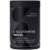 Sports Research L-Glutamine Powder 590g front view