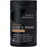 Sports Research Lion’s Mane Mushroom Capsules front view