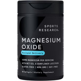 Sports Research Magnesium Supplement 420mg softgel bottle front view