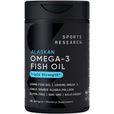 Sports Research Omega-3 Fish Oil 1250mg softgel front view