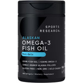 Sports Research Omega-3 Fish Oil Mini Softgels front view