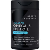 Sports Research Omega-3 Fish Oil softgel bottle front view