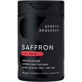 Sports Research Saffron Supplement 30mg capsule bottle front view
