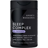 Sports Research Sleep Complex Capsules front view with packaging