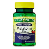 Spring Valley Ultra Strength Melatonin Gummies front view packaging