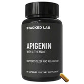 STACKED LAB Sleep Supplement Capsules front view with packaging