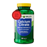 STS Home Calcium Citrate Tablets 600mg front view