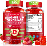 sudrolove Magnesium Glycinate Gummies 600mg front view
