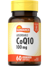 Sundance CoQ10 100mg quick release softgel front view