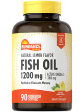 Sundance Fish Oil Softgels 1200 mg front view