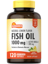 Sundance Fish Oil Softgels 2000mg front view packaging