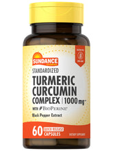 Sundance Turmeric Curcumin Complex 60 capsules front view