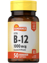 Sundance Vitamin B12 Quick Release Softgels front view with packaging